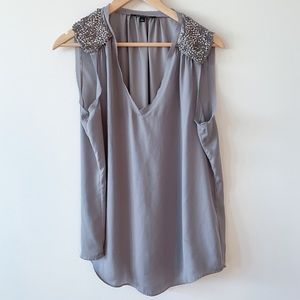 Banana Republic crystal embellished tank